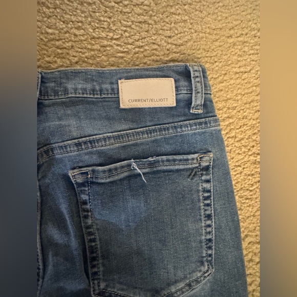 Current/Elliott Classic Blue Flare Jeans - Picture 9 of 9